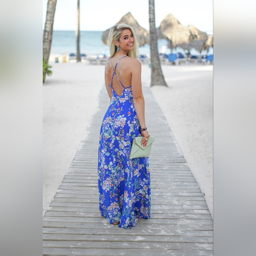 052 Yumi Kim Silk Dress floral